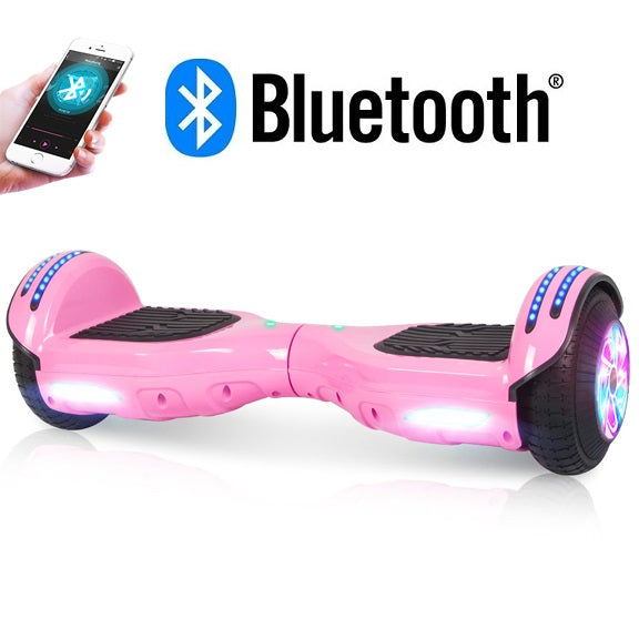 6.5" Hoverboard with Bluetooth & LED lighting in Pink