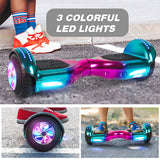 6.5" Hoverboard with Bluetooth & LED lighting in Violet